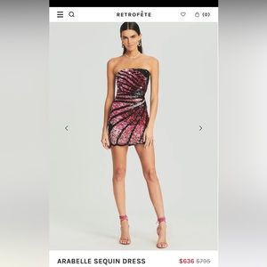 COPY - *NEW* Retrofete Arabella Sequin Dress in M